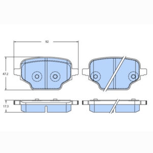 Δισκόφρενα  ZTEC+ για Citroen,Fiat -Opel,Peugeot- Toyota